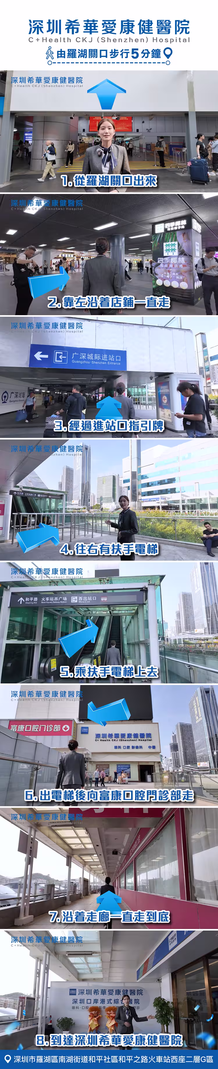 深圳羅湖醫院位置示意圖